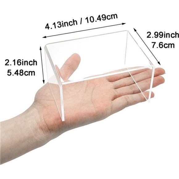 2 Sets Acrylic Display Risers(3",4",5") Clear Product Stand,Cupcakes Holder - Picture 4 of 7